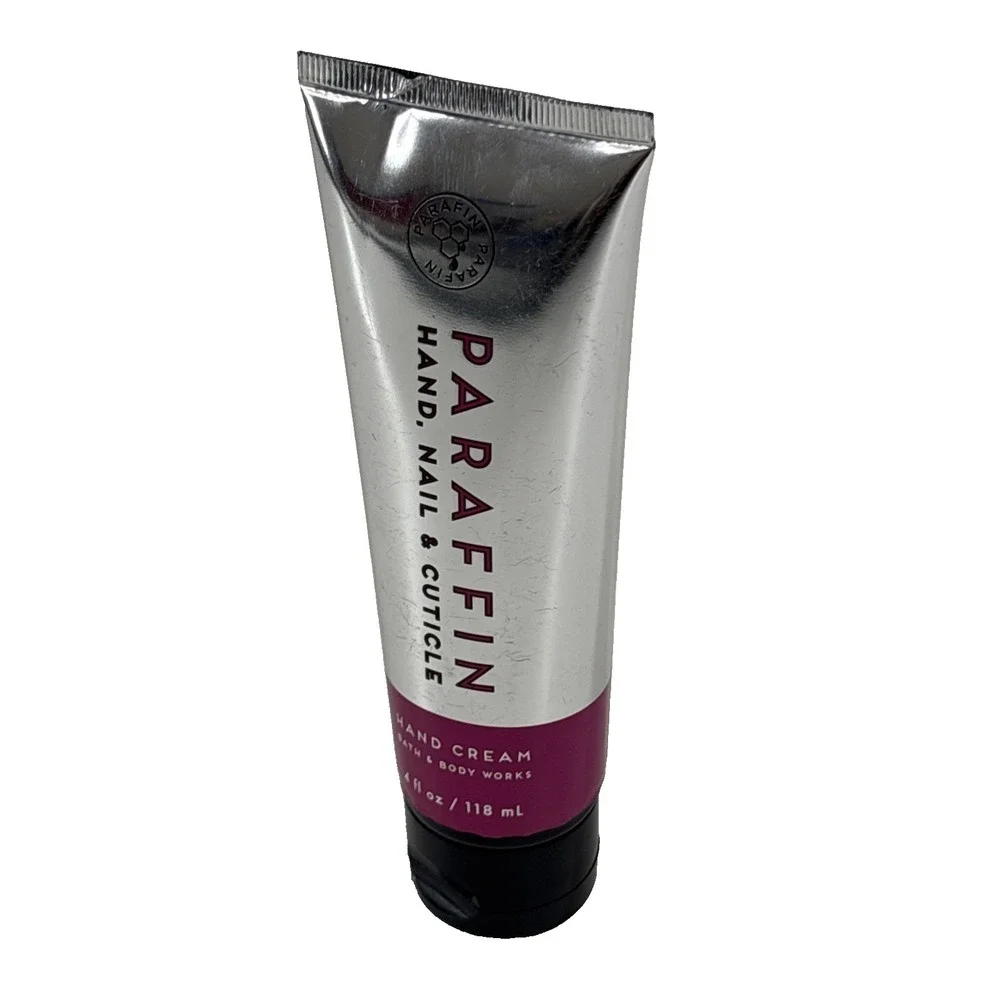 Bath & Body Works PARAFFIN Hand Cream Nail & Cuticle Full Size 4 fl oz RARE